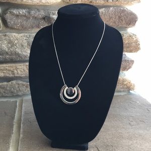 White House Black Market Semi Circle Necklace